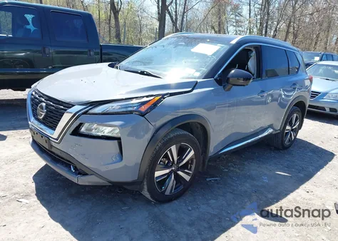 2021 Nissan Rogue Sl Intelligent Awd z USA, uszkodzony, nr VIN JN8AT3CB7MW238140